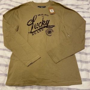 Men’s lucky brand long sleeve t